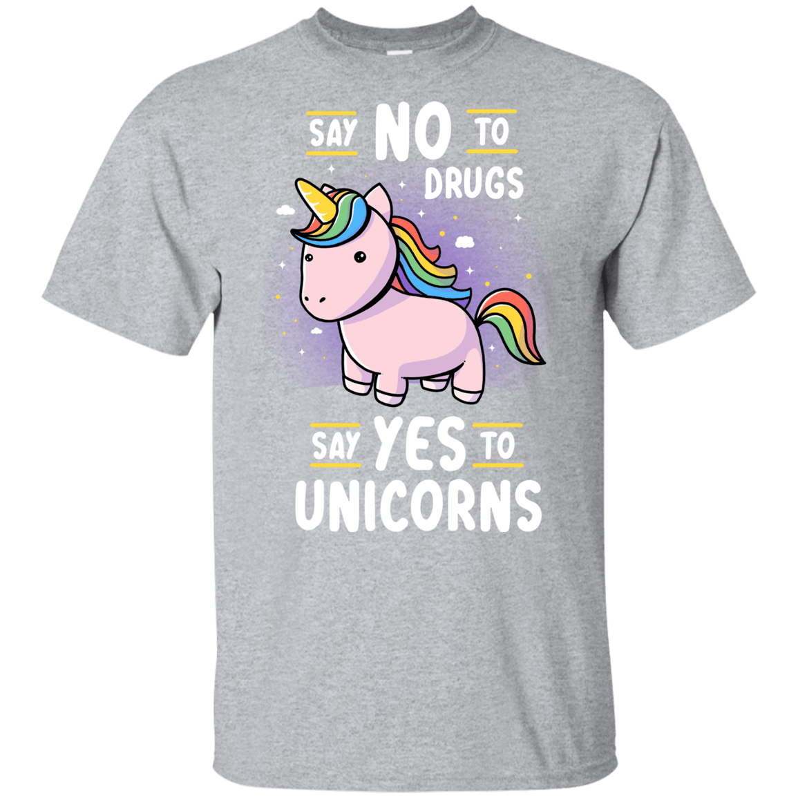 T-Shirts Sport Grey / YXS Say No to Drugs Youth T-Shirt