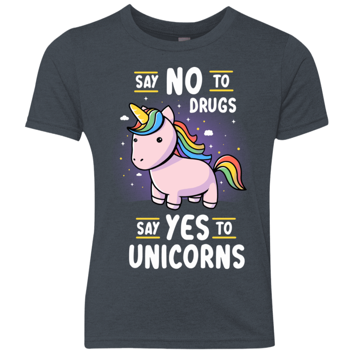 T-Shirts Vintage Navy / YXS Say No to Drugs Youth Triblend T-Shirt