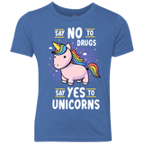 T-Shirts Vintage Royal / YXS Say No to Drugs Youth Triblend T-Shirt