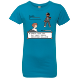 T-Shirts Turquoise / YXS say what again Girls Premium T-Shirt