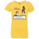 T-Shirts Vibrant Yellow / YXS say what again Girls Premium T-Shirt