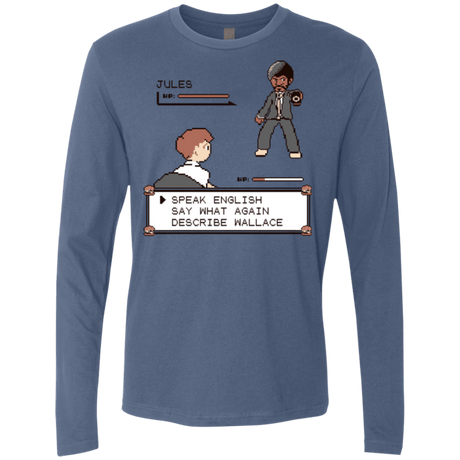 T-Shirts Indigo / Small say what again Men's Premium Long Sleeve