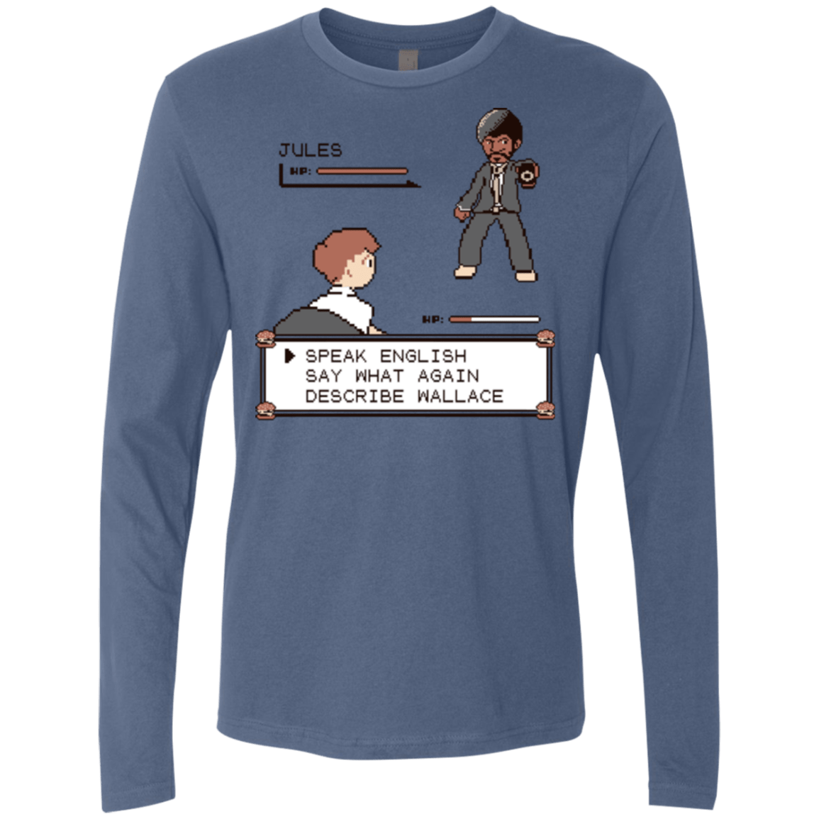 T-Shirts Indigo / Small say what again Men's Premium Long Sleeve
