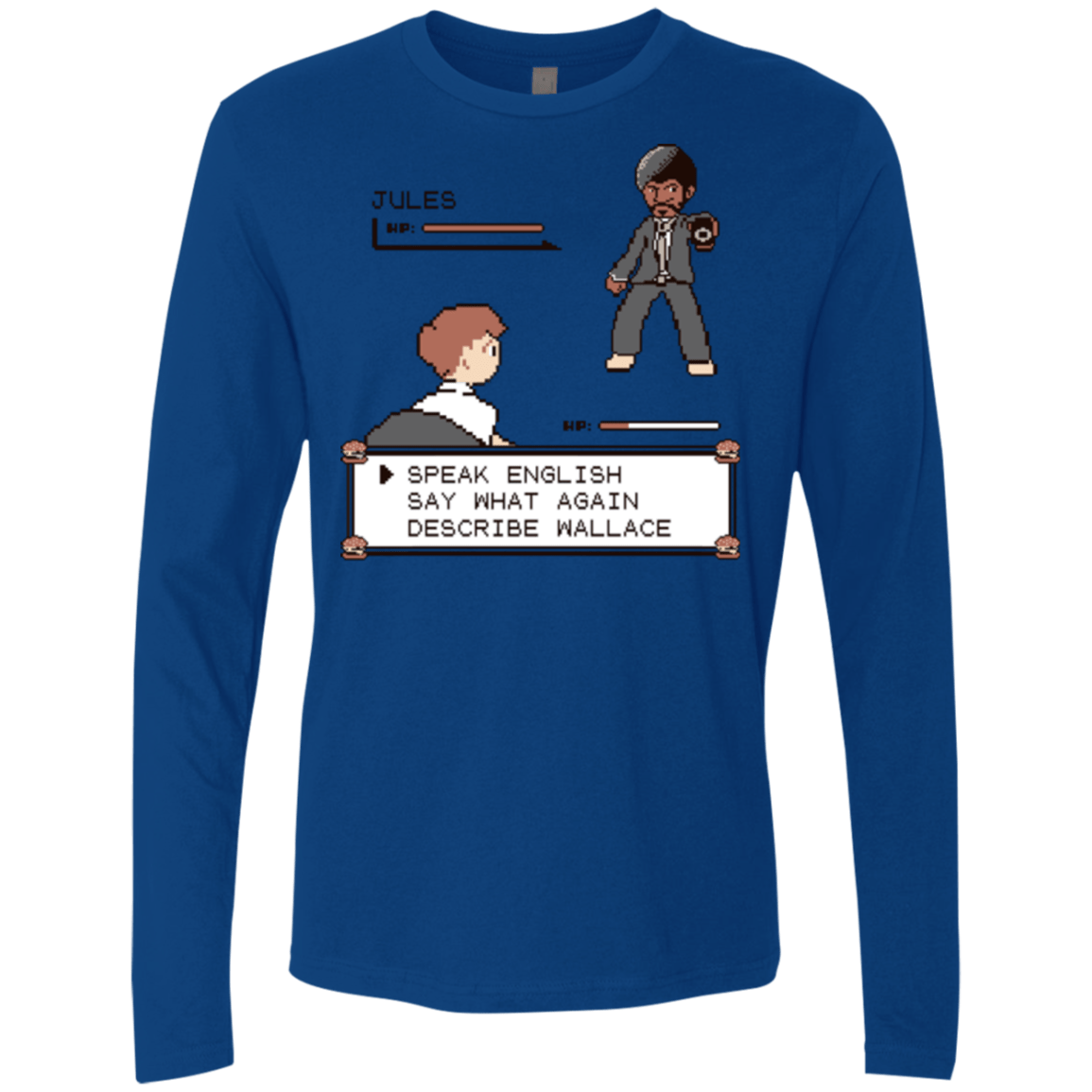 T-Shirts Royal / Small say what again Men's Premium Long Sleeve