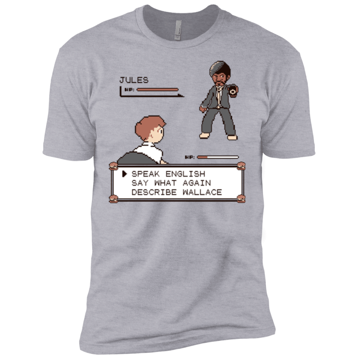 T-Shirts Heather Grey / X-Small say what again Men's Premium T-Shirt
