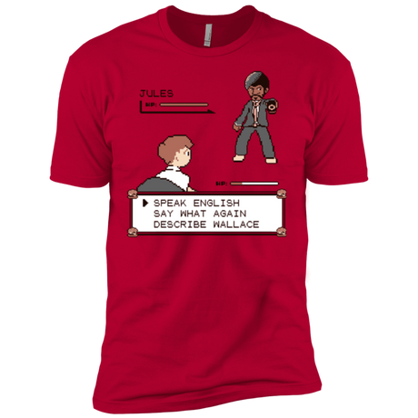 T-Shirts Red / X-Small say what again Men's Premium T-Shirt
