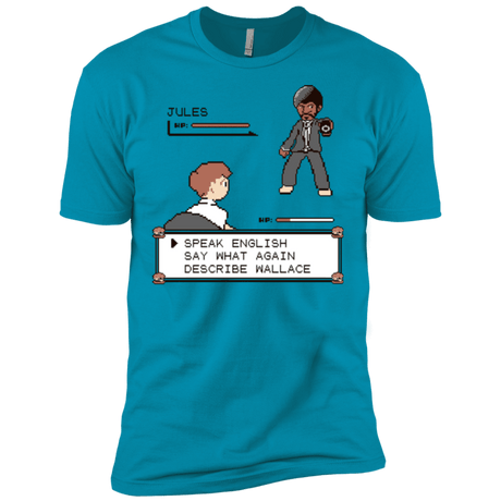 T-Shirts Turquoise / X-Small say what again Men's Premium T-Shirt