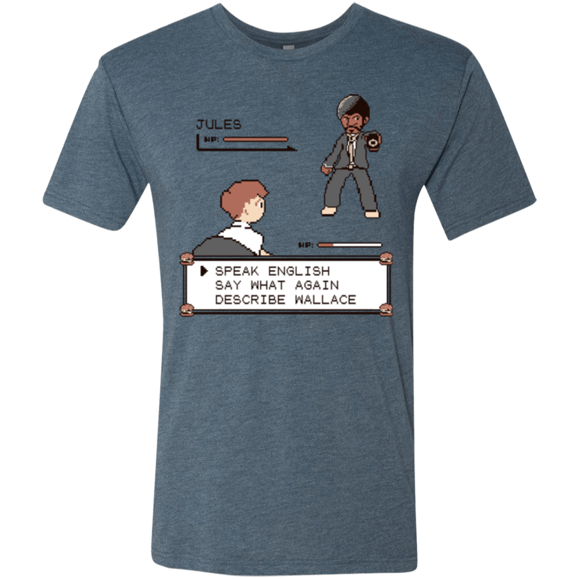 T-Shirts Indigo / Small say what again Men's Triblend T-Shirt