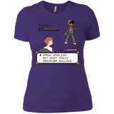 T-Shirts Purple / X-Small say what again Women's Premium T-Shirt