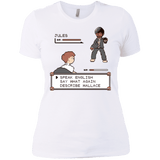 T-Shirts White / X-Small say what again Women's Premium T-Shirt