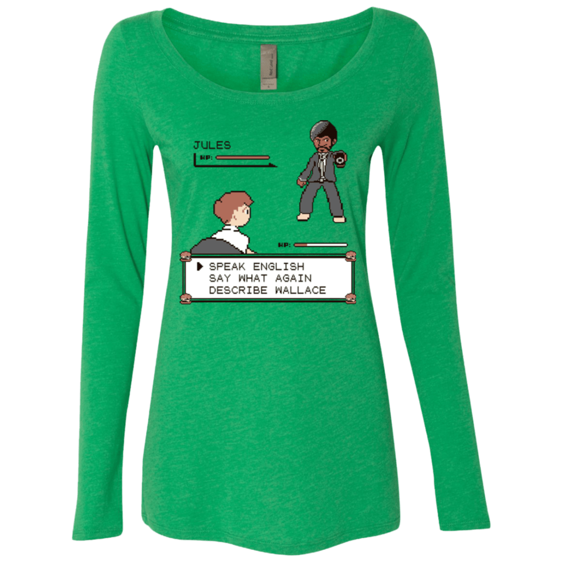 T-Shirts Envy / Small say what again Women's Triblend Long Sleeve Shirt
