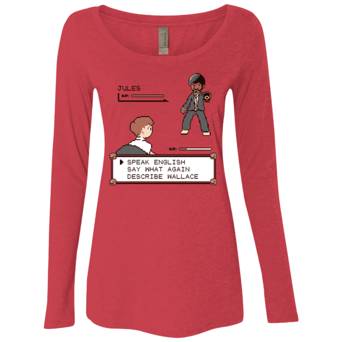 T-Shirts Vintage Red / Small say what again Women's Triblend Long Sleeve Shirt