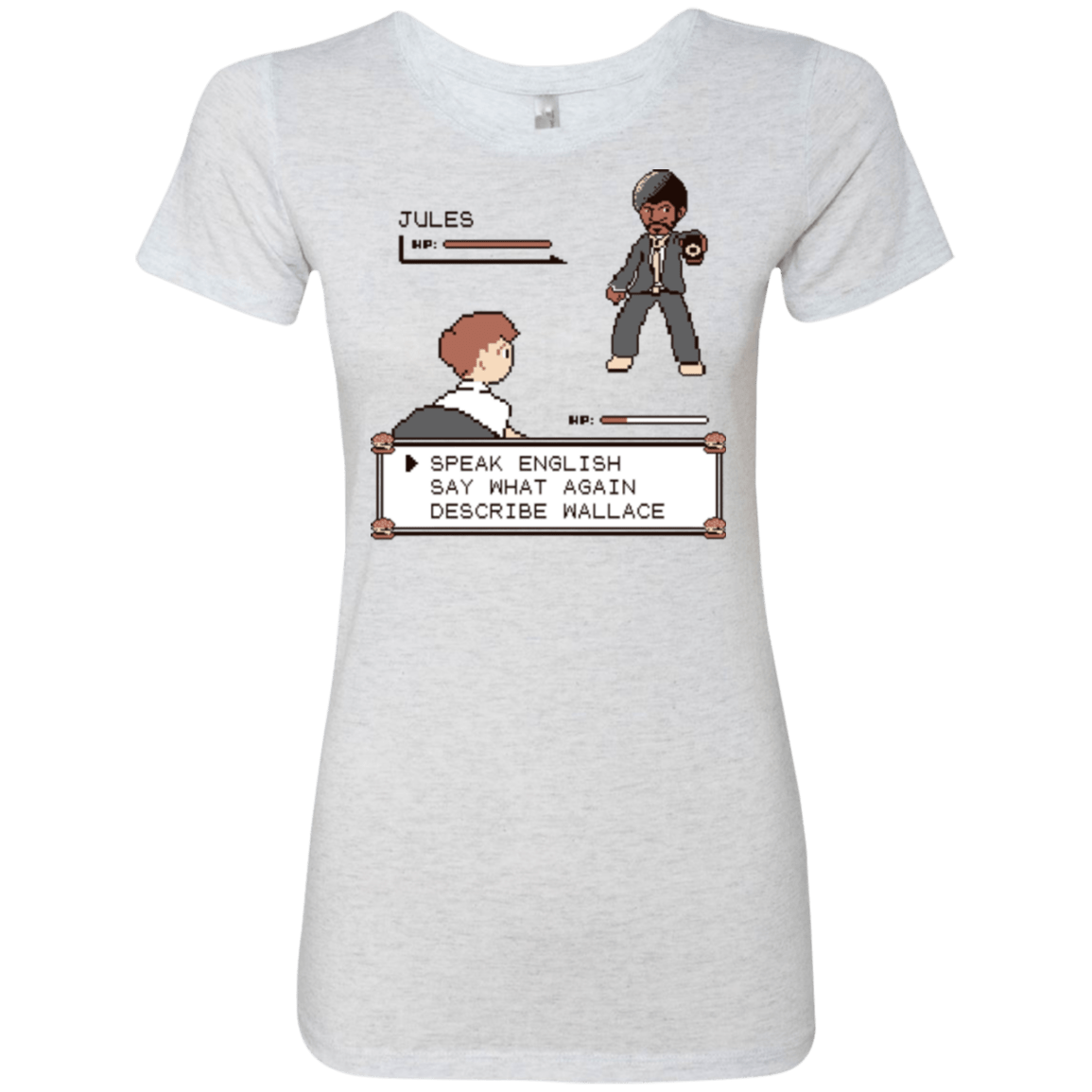 T-Shirts Heather White / Small say what again Women's Triblend T-Shirt