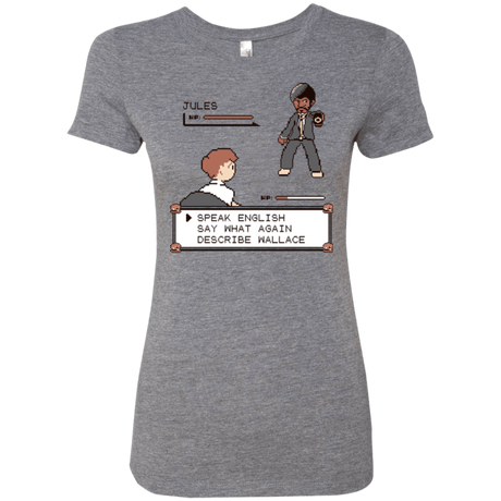 T-Shirts Premium Heather / Small say what again Women's Triblend T-Shirt