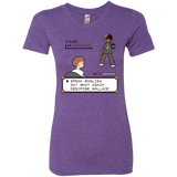 T-Shirts Purple Rush / Small say what again Women's Triblend T-Shirt