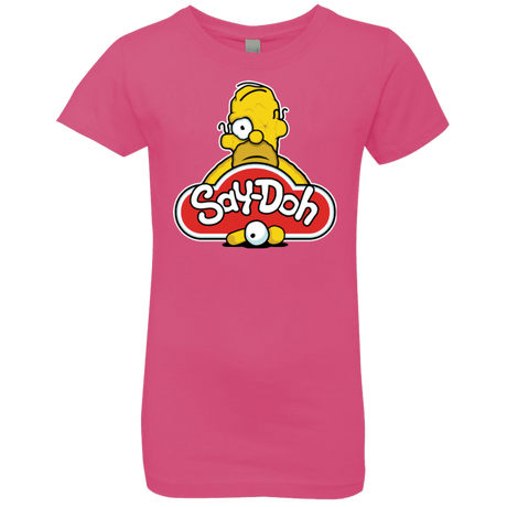 T-Shirts Hot Pink / YXS Saydoh Girls Premium T-Shirt
