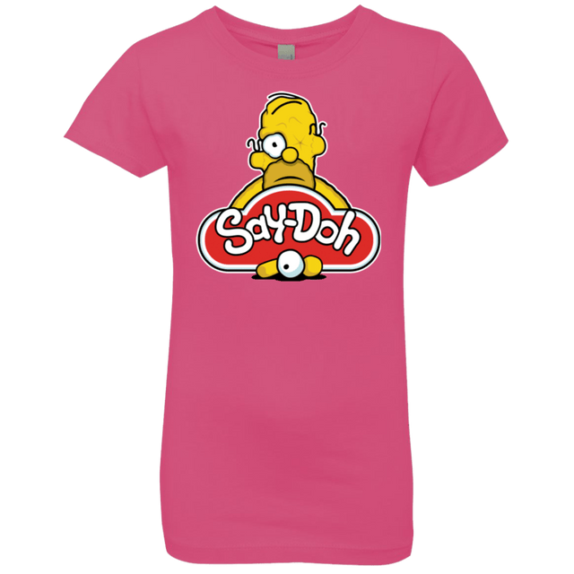 T-Shirts Hot Pink / YXS Saydoh Girls Premium T-Shirt
