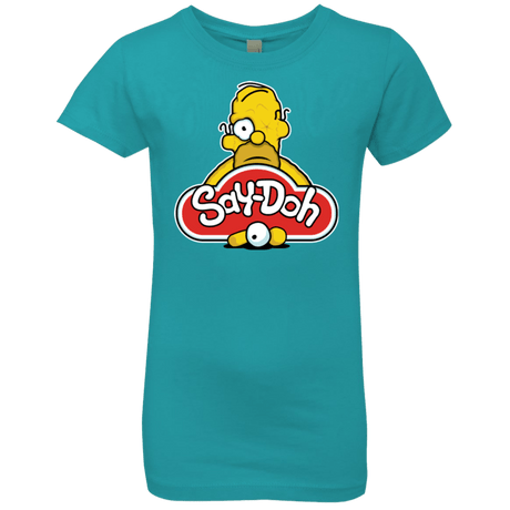 T-Shirts Tahiti Blue / YXS Saydoh Girls Premium T-Shirt