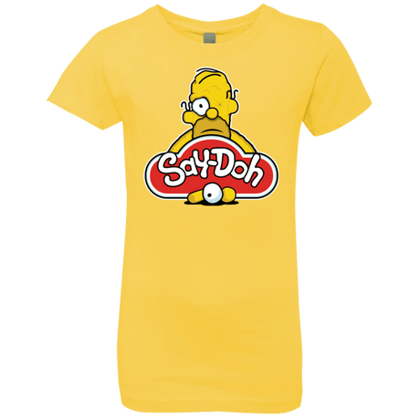 T-Shirts Vibrant Yellow / YXS Saydoh Girls Premium T-Shirt