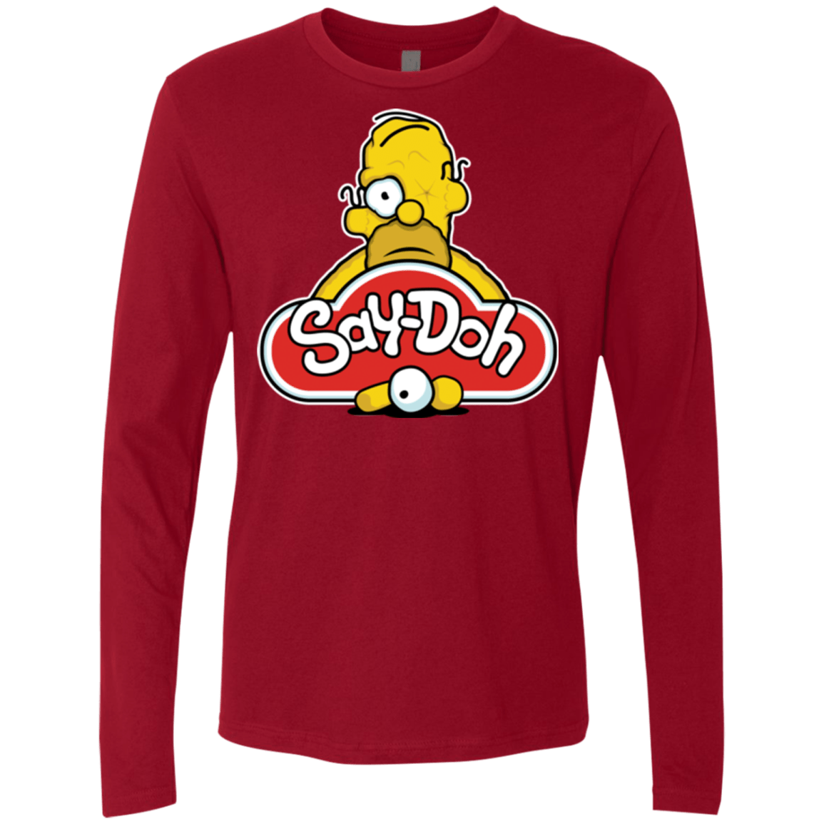 T-Shirts Cardinal / Small Saydoh Men's Premium Long Sleeve