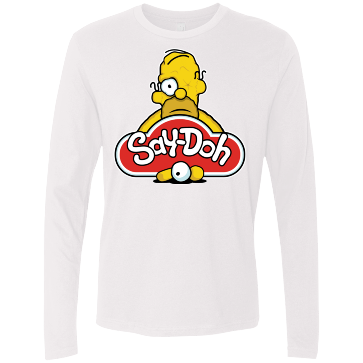 T-Shirts White / Small Saydoh Men's Premium Long Sleeve