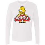 T-Shirts White / Small Saydoh Men's Premium Long Sleeve