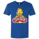 T-Shirts Royal / X-Small Saydoh Men's Premium V-Neck