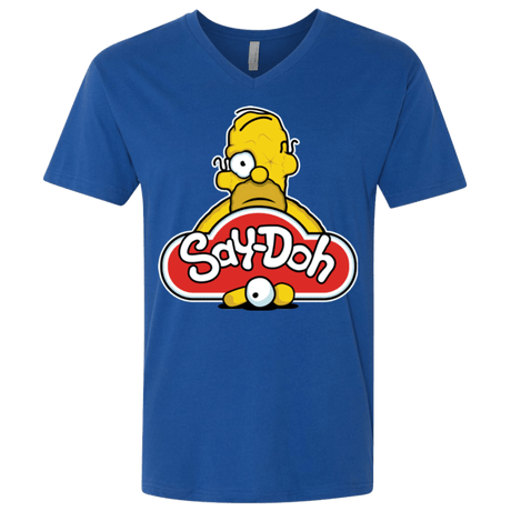 T-Shirts Royal / X-Small Saydoh Men's Premium V-Neck