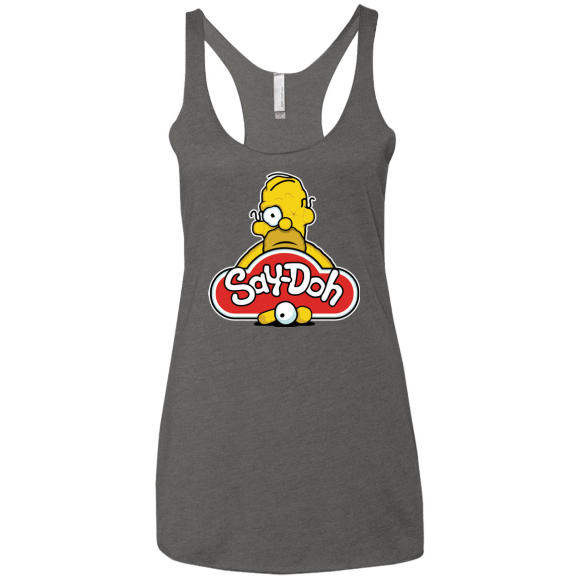 T-Shirts Premium Heather / X-Small Saydoh Women's Triblend Racerback Tank