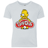 T-Shirts Heather White / YXS Saydoh Youth Triblend T-Shirt