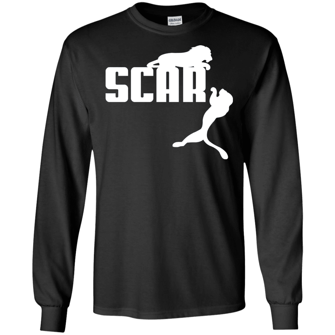 T-Shirts Black / S Scar! Men's Long Sleeve T-Shirt