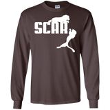 T-Shirts Dark Chocolate / S Scar! Men's Long Sleeve T-Shirt