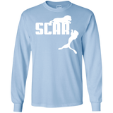 T-Shirts Light Blue / S Scar! Men's Long Sleeve T-Shirt