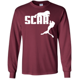 T-Shirts Maroon / S Scar! Men's Long Sleeve T-Shirt