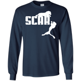 T-Shirts Navy / S Scar! Men's Long Sleeve T-Shirt