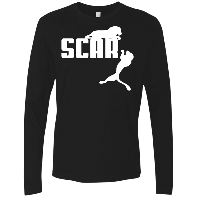 T-Shirts Black / S Scar! Men's Premium Long Sleeve