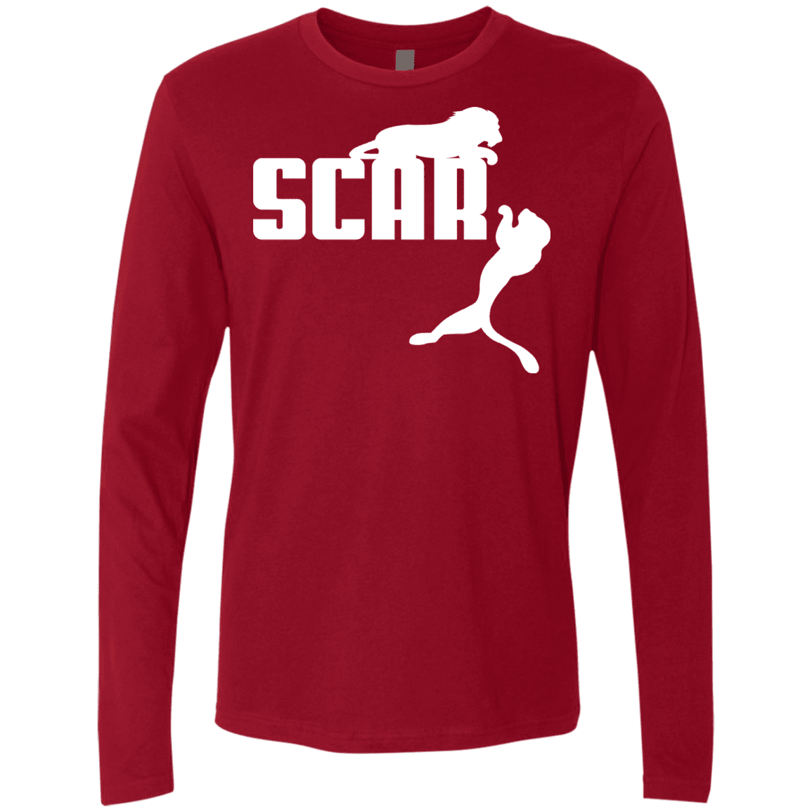 T-Shirts Cardinal / S Scar! Men's Premium Long Sleeve