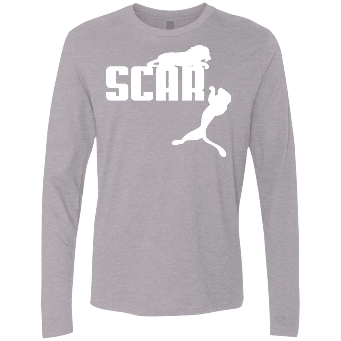 T-Shirts Heather Grey / S Scar! Men's Premium Long Sleeve