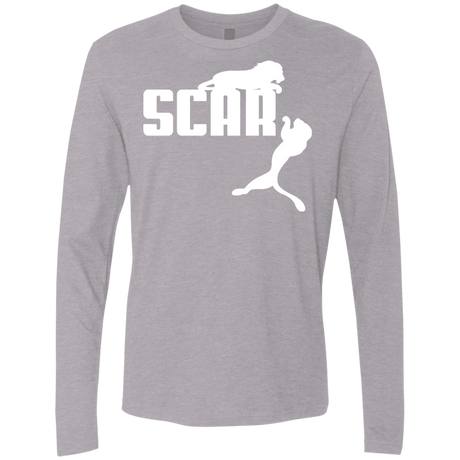 T-Shirts Heather Grey / S Scar! Men's Premium Long Sleeve