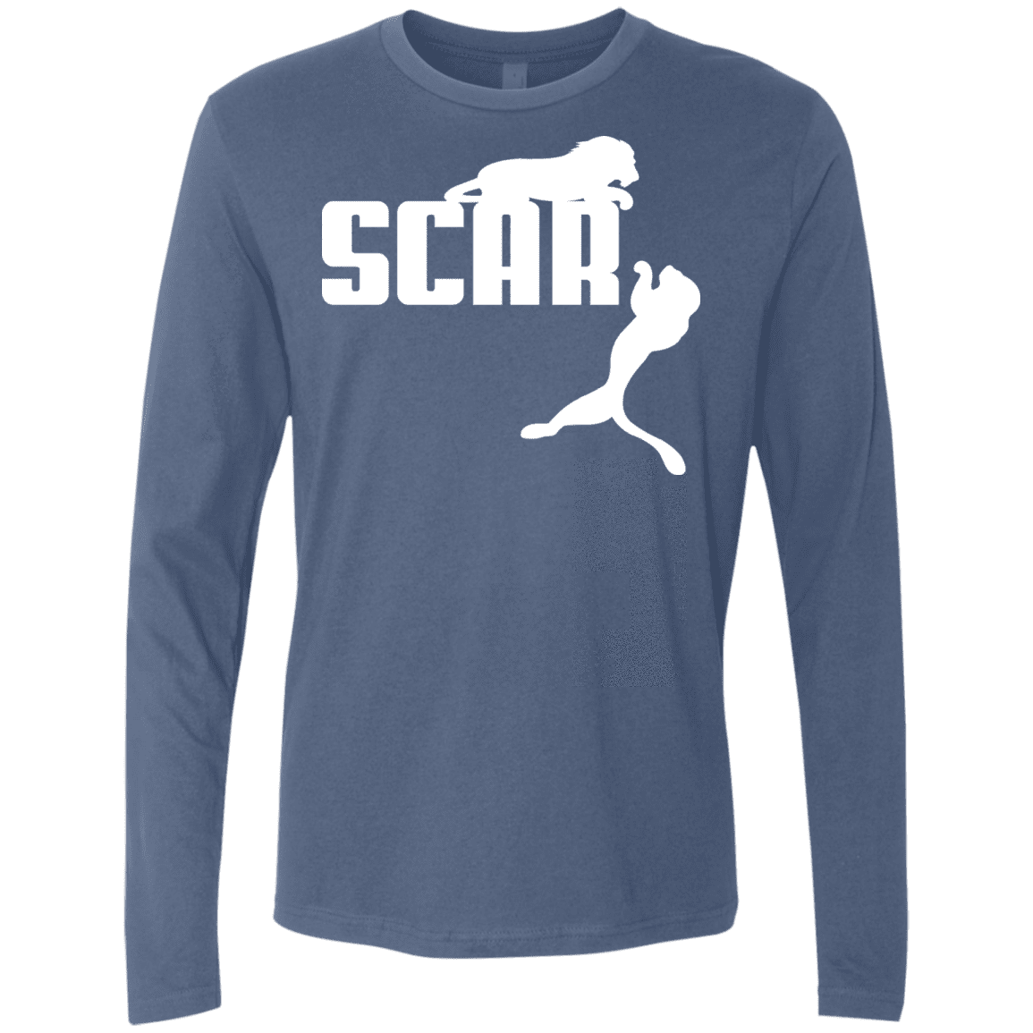 T-Shirts Indigo / S Scar! Men's Premium Long Sleeve