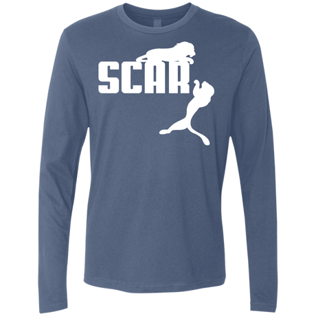 T-Shirts Indigo / S Scar! Men's Premium Long Sleeve