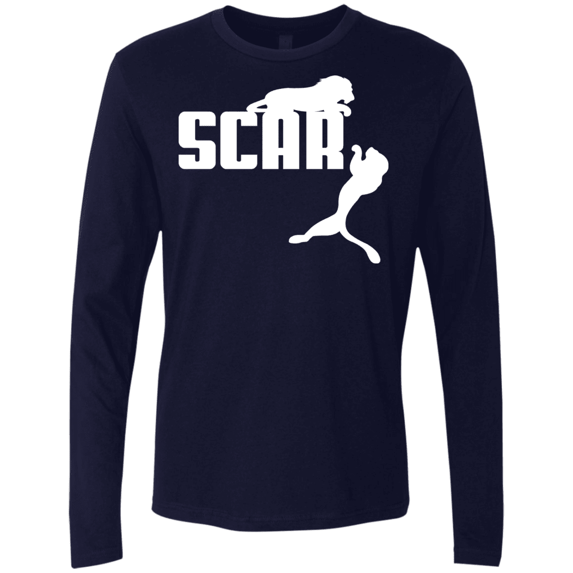 T-Shirts Midnight Navy / S Scar! Men's Premium Long Sleeve
