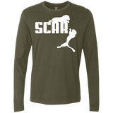 T-Shirts Military Green / S Scar! Men's Premium Long Sleeve