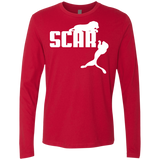 T-Shirts Red / S Scar! Men's Premium Long Sleeve