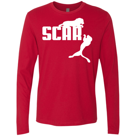 T-Shirts Red / S Scar! Men's Premium Long Sleeve