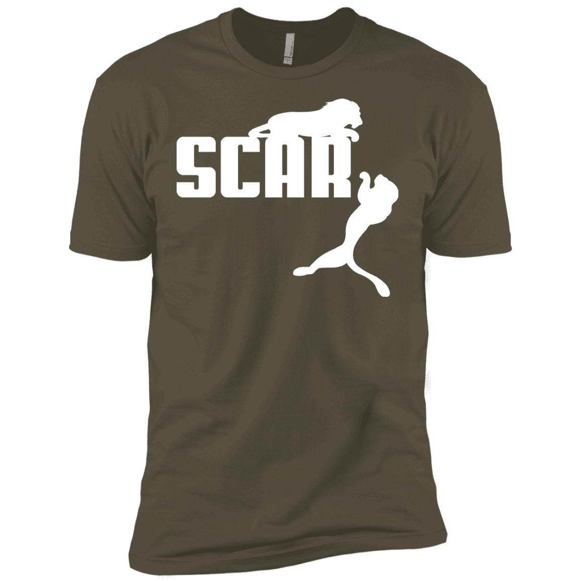 T-Shirts Military Green / X-Small Scar! Men's Premium T-Shirt