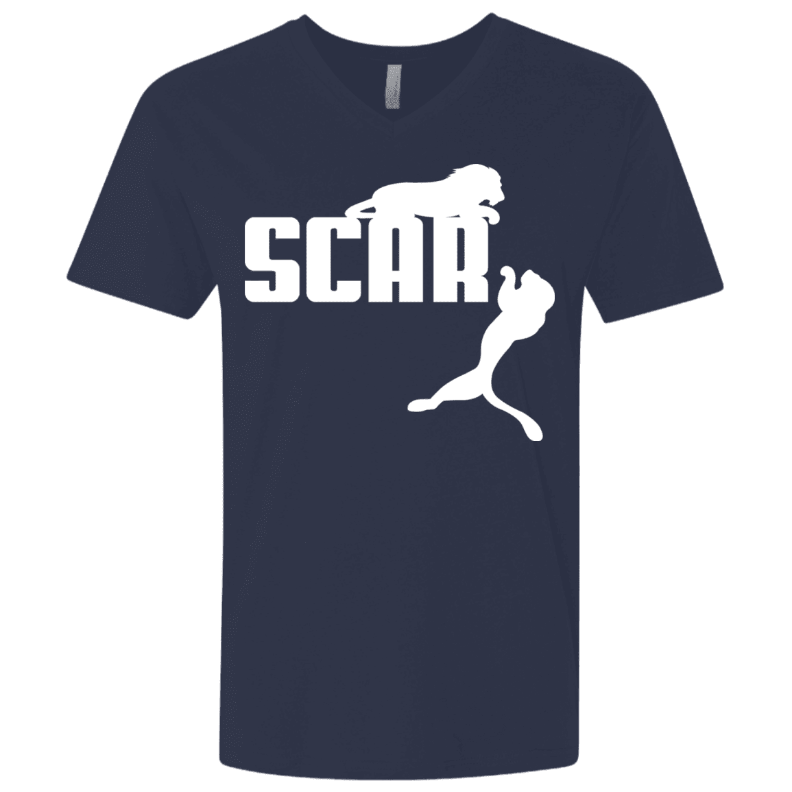 T-Shirts Midnight Navy / X-Small Scar! Men's Premium V-Neck