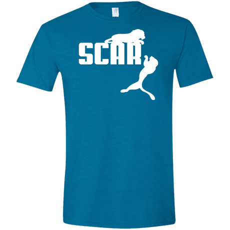 T-Shirts Antique Sapphire / S Scar! Men's Semi-Fitted Softstyle