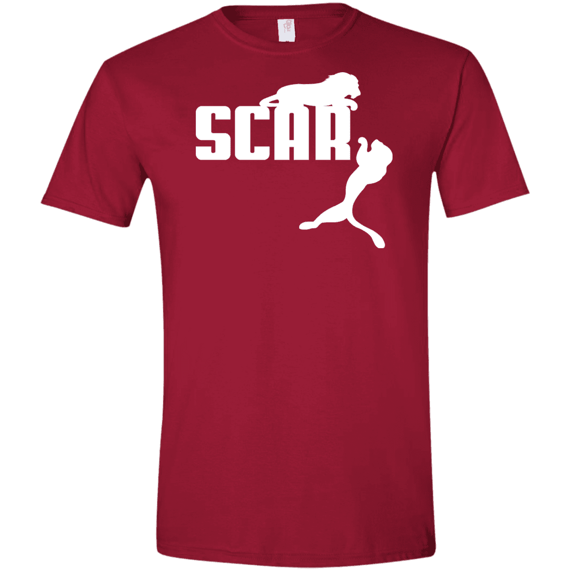 T-Shirts Cardinal Red / S Scar! Men's Semi-Fitted Softstyle