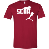T-Shirts Cardinal Red / S Scar! Men's Semi-Fitted Softstyle
